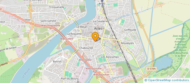 localisation de l'entreprise LA-BAS PRODUCTIONS  ARLES