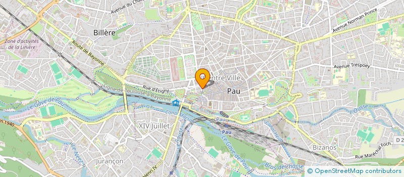 localisation de l'entreprise LA BASCULE à PAU
