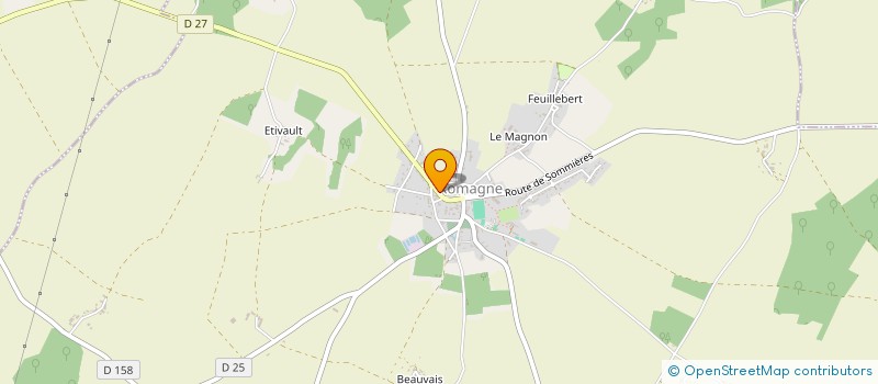 localisation de l'entreprise LA BASCULE à VALENCE-EN-POITOU