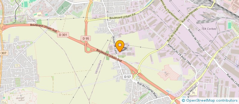 localisation de l'entreprise LA BASCULE à CORBAS