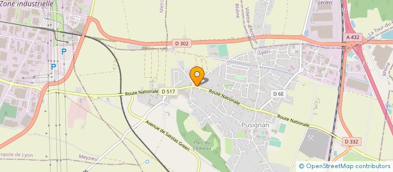 localisation de l'entreprise LA BASCULE  PUSIGNAN