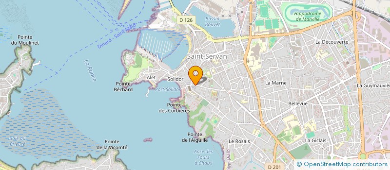 localisation de l'entreprise LA BASCULE PRODUCTIONS à SAINT-MALO