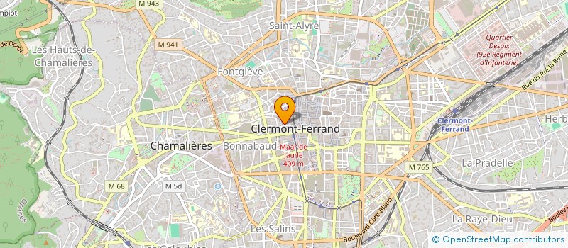 localisation de l'entreprise LA BASE CLERMONT  CLERMONT-FERRAND