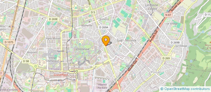 localisation de l'entreprise LA BASE COIFFURE  EYBENS