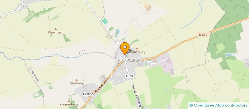 localisation de l'entreprise LA BASE GOURMANDE  GROSTENQUIN