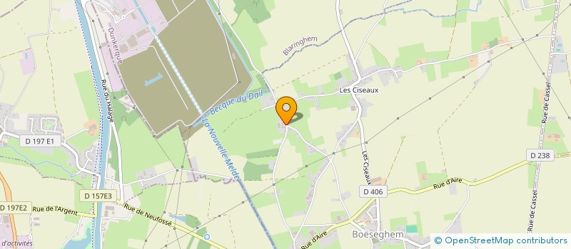 localisation de l'entreprise LA BASE SOLIDAIRE  BOESEGHEM