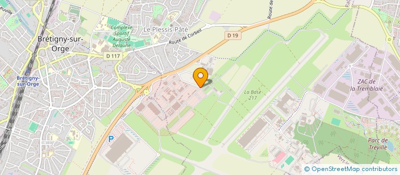 localisation de l'entreprise LA BASE STUDIOS à LE PLESSIS-PATE