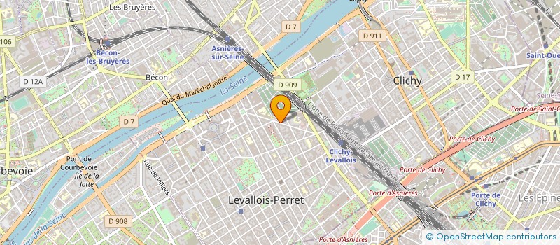 localisation de l'entreprise LA BASQUAISE à LEVALLOIS PERRET