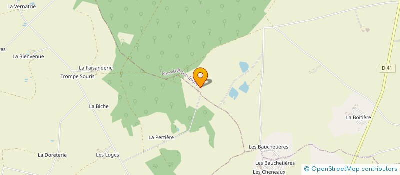 localisation de l'entreprise LA BASSE BRETONNIERE à BETZ-LE-CHATEAU