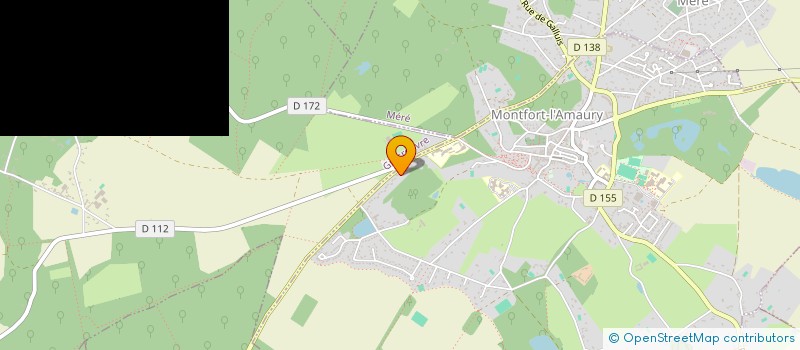 localisation de l'entreprise LA BASSE COUR  MONTFORT-L'AMAURY