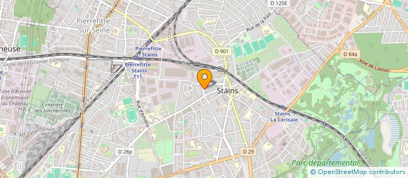 localisation de l'entreprise LA BASSE COUR D'EMILIE à STAINS