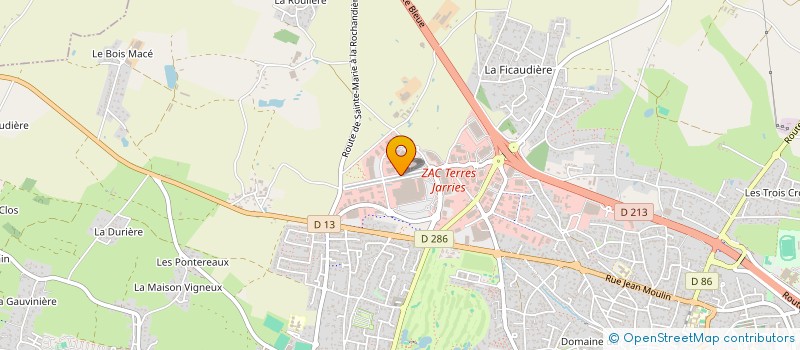 localisation de l'entreprise LA BASSE CURE  PORNIC