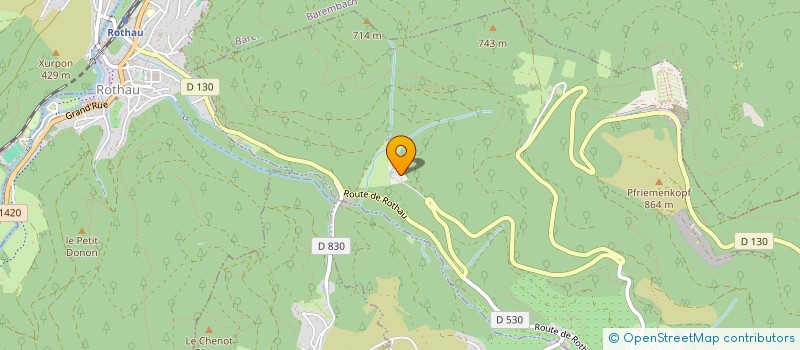 localisation de l'entreprise LA BASSE DU MACON  NATZWILLER