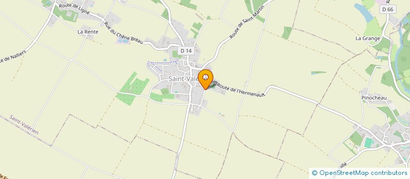 localisation de l'entreprise LA BASSE LARGERE à SAINT-VALERIEN