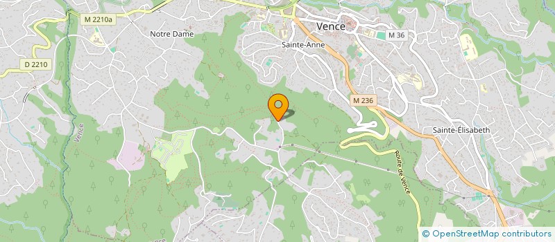 localisation de l'entreprise LA BASSE SINE  VENCE