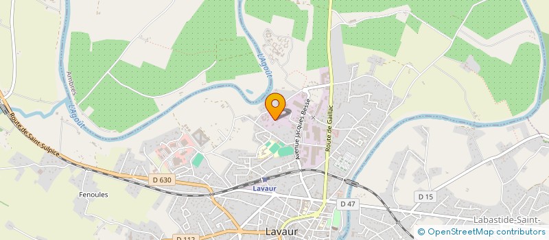 localisation de l'entreprise LA BASSECOUR à LAVAUR