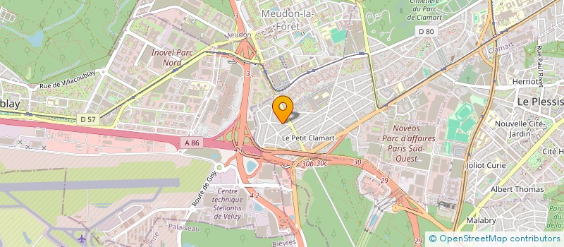localisation de l'entreprise LA BASSURE  CLAMART
