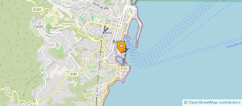 localisation de l'entreprise LA BASTIAISE BY SOPHIE à BASTIA