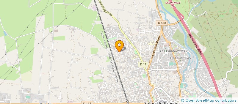 localisation de l'entreprise LA BASTIDE  SALON-DE-PROVENCE