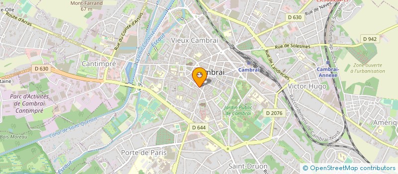 localisation de l'entreprise LA BASTIDE à CAMBRAI