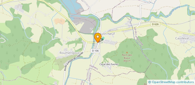 localisation de l'entreprise LA BASTIDE à MIREPOIX