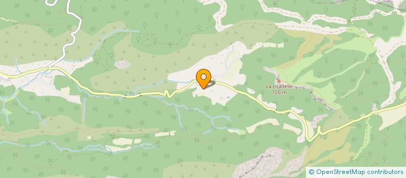 localisation de l'entreprise LA BASTIDE  VAUVENARGUES