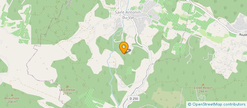 localisation de l'entreprise LA BASTIDE  SAINT-ANTONIN-DU-VAR