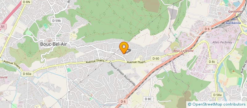 localisation de l'entreprise LA BASTIDE à BOUC-BEL-AIR