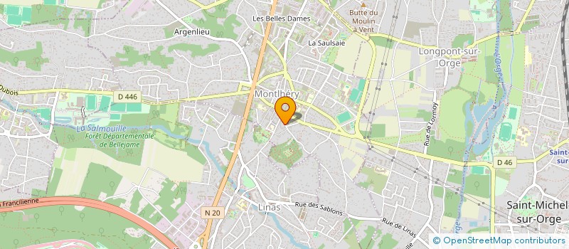 localisation de l'entreprise LA BASTIDE  MONTLHERY