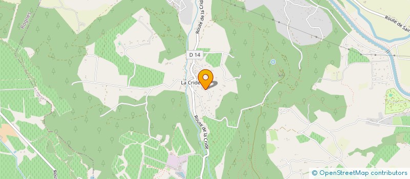 localisation de l'entreprise LA BASTIDE  LE PUY-SAINTE-REPARADE