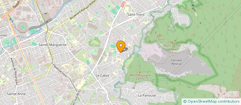 localisation de l'entreprise LA BASTIDE  MARSEILLE