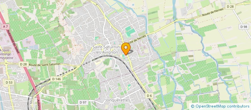 localisation de l'entreprise LA BASTIDE B.S.T  SAINT-SATURNIN-LES-AVIGNON