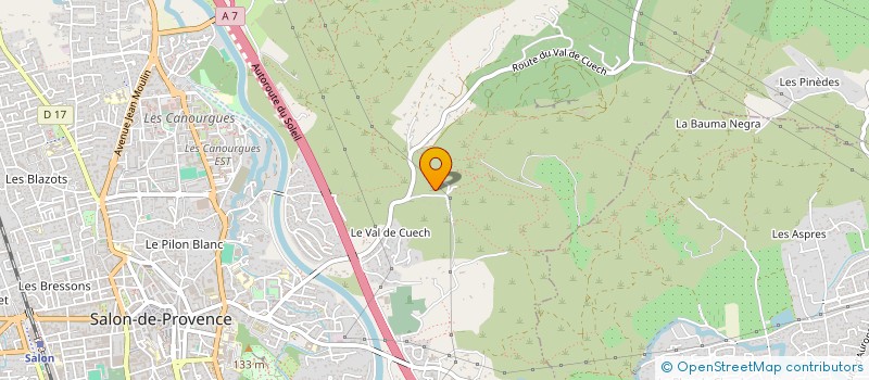 localisation de l'entreprise LA BASTIDE DE CORNILLON  SALON-DE-PROVENCE