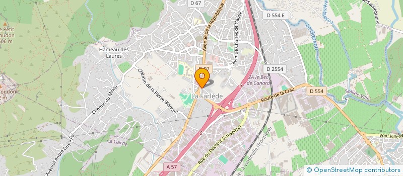 localisation de l'entreprise LA BASTIDE DE GRIGNAN à LA FARLEDE