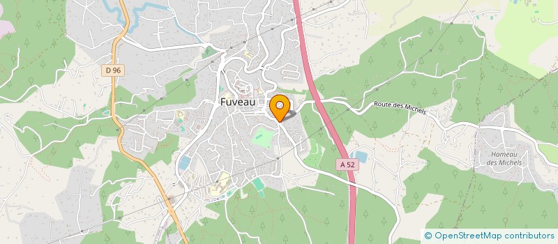 localisation de l'entreprise LA BASTIDE DE L'AIRE à FUVEAU