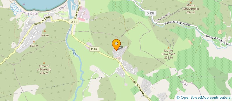 localisation de l'entreprise LA BASTIDE DE MATHILDE à OLETTA