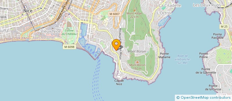 localisation de l'entreprise LA BASTIDE DE SANPEYRE à NICE