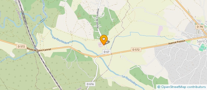 localisation de l'entreprise LA BASTIDE DES GRANDS CHENES  LAMBESC