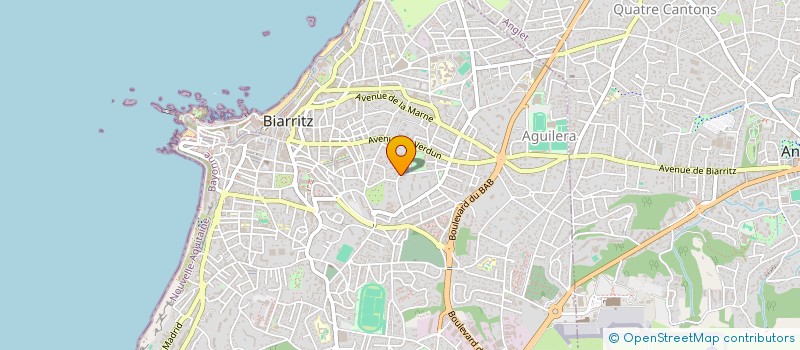 localisation de l'entreprise LA BASTIDE DES LUCAS à BIARRITZ