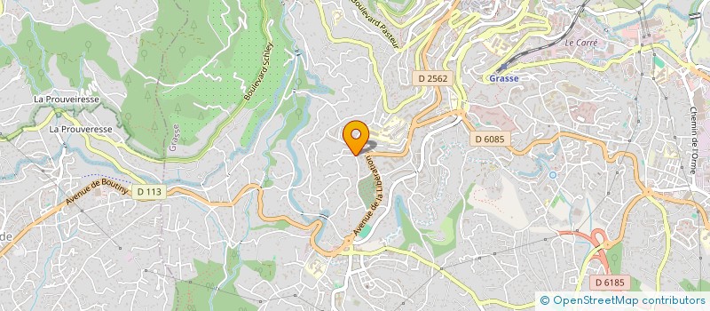 localisation de l'entreprise LA BASTIDE DES OLIVIERS  GRASSE