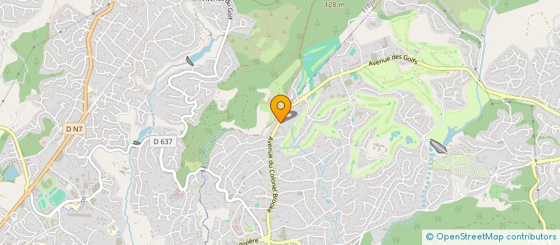 localisation de l'entreprise LA BASTIDE DES PINS  SAINT-RAPHAEL