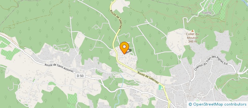 localisation de l'entreprise LA BASTIDE DES ROUGONS à LORGUES