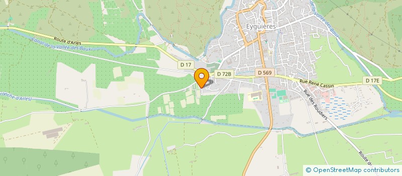 localisation de l'entreprise LA BASTIDE DU BRIGADIER  EYGUIERES