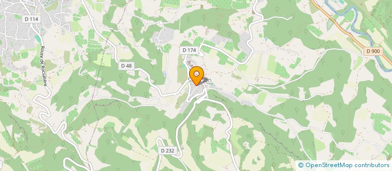 localisation de l'entreprise LA BASTIDE DU JAS  SAIGNON