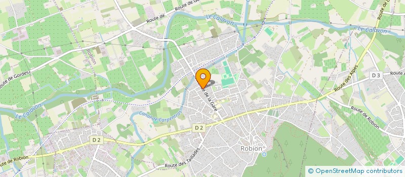 localisation de l'entreprise LA BASTIDE DU LUBERON à ROBION