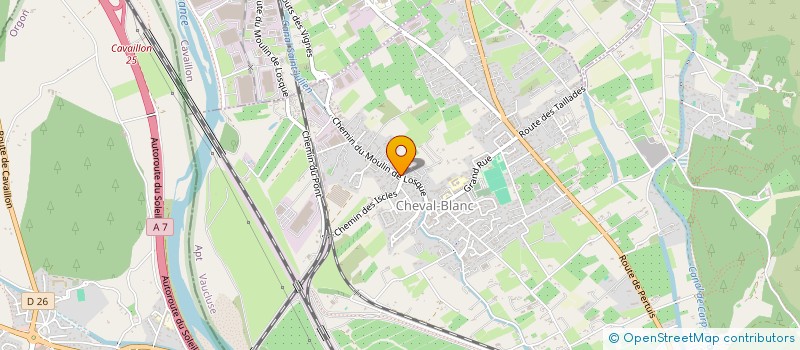 localisation de l'entreprise LA BASTIDE DU MELON  CHEVAL-BLANC