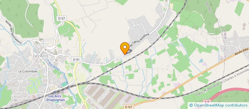 localisation de l'entreprise LA BASTIDE DU MILIEU à LES ARCS