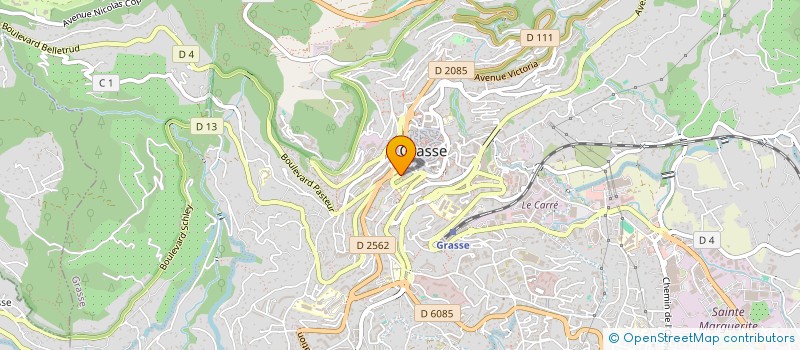 localisation de l'entreprise LA BASTIDE DU PARFUMEUR à GRASSE