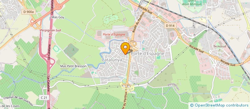 localisation de l'entreprise LA BASTIDE DU PETIT CLOS à PERPIGNAN