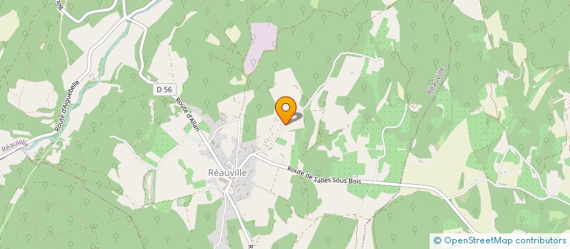 localisation de l'entreprise LA BASTIDE DU PRE DE L'AUBE  MONTJOYER